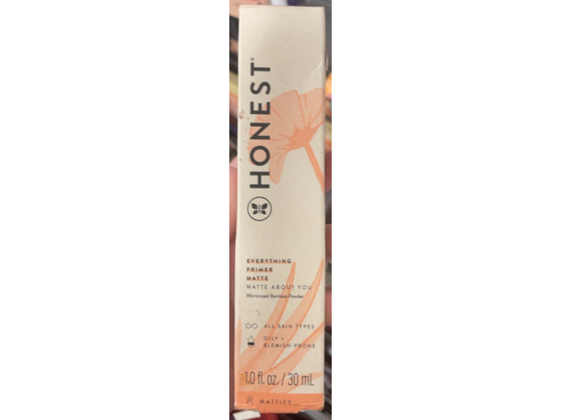 Honest Everything Primer Matte, Micronized Bamboo Powder, 1.0 fl oz/30 mL