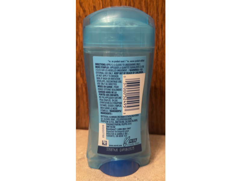 Secret Outlast Antiperspirant Deodorant, Sweat & Odour, 73 g