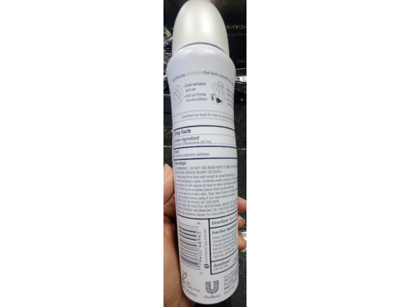 Dove Advanced Care Antiperspirant Deodorant, Dry Spray, Shea Butter, 3.8 oz/107 g