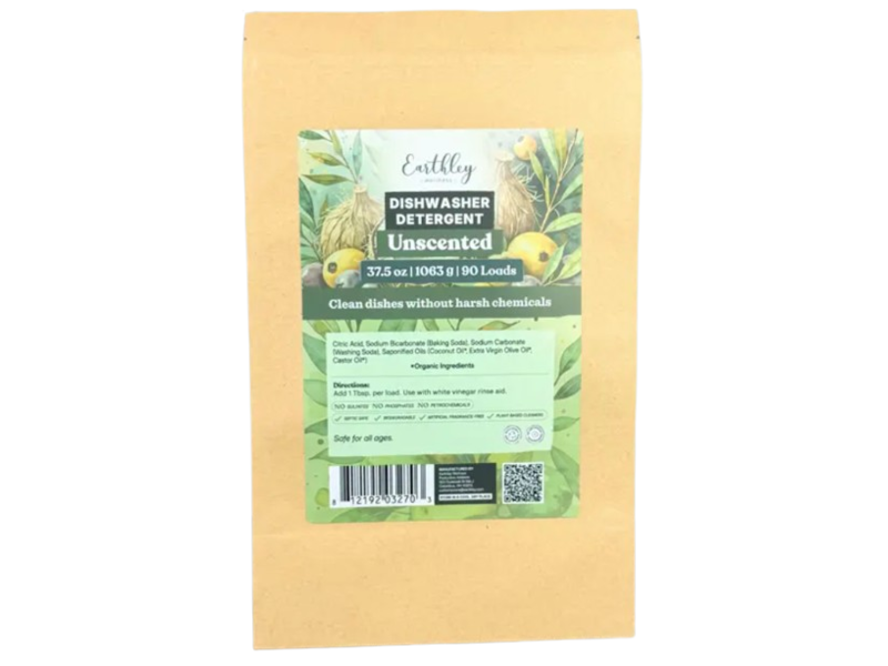 Earthley Wellness Laundry Detergent, Unscented, 60 Loads, 37.5 oz/1063 g