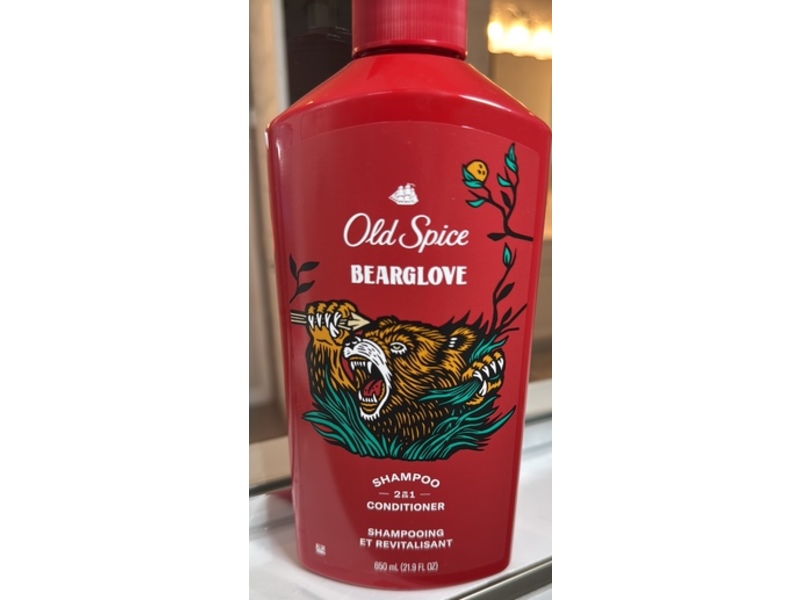 Old Spice Bearglove 2 In 1 Shampoo & Conditioner, 21.9 fl oz/650 mL