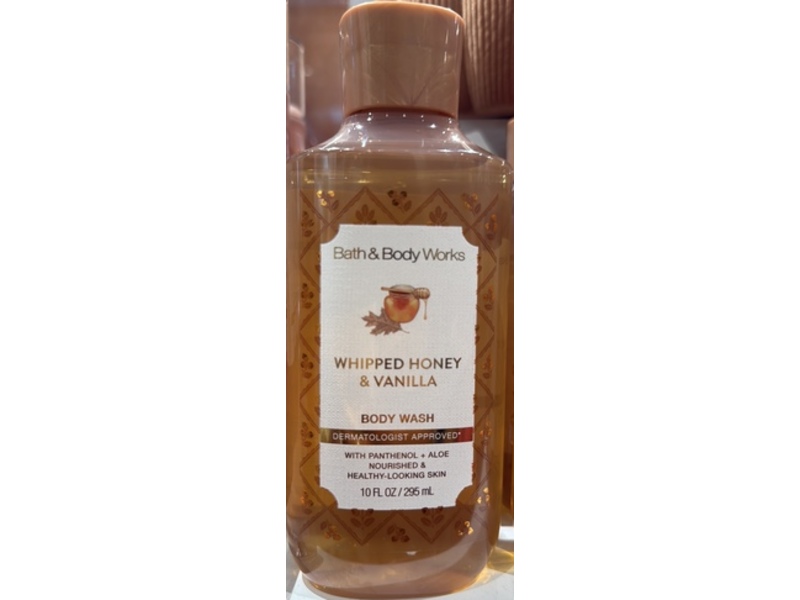 Bath & Body Works Body Wash, Whipped Honey & Vanilla, 10 fl oz/295 mL