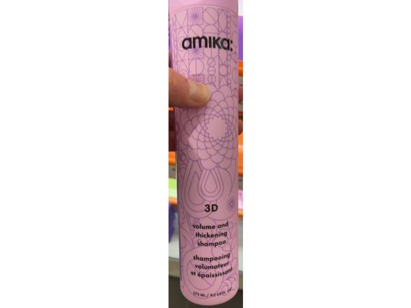 Amika: 3D Volume & Thickening Shampoo, 9.2 fl oz/273 mL