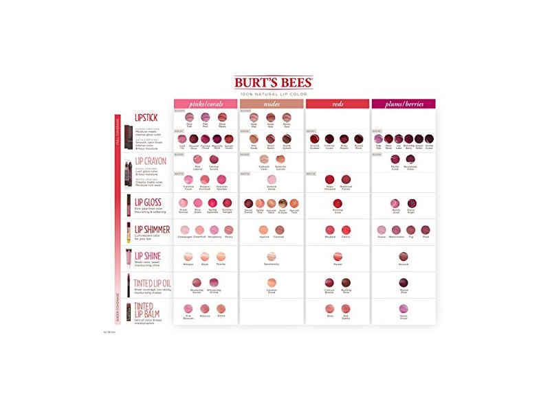 Burt's Bees Lipstick, Brimming Berry, 0.12 oz