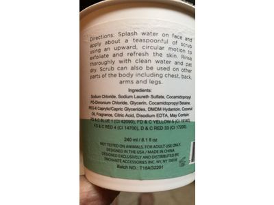 Body Prescriptions Sea Salt Coconut Oil Face Scrub 8 1 Fl Oz Ingredients And Reviews