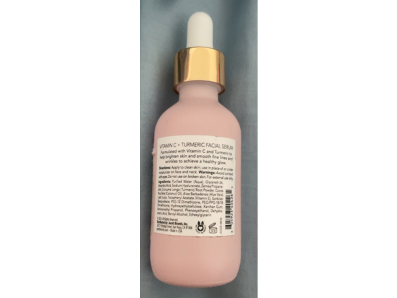 Pearlessence Glow Facial Serum, Vitamin C + Turmeric, 2 fl oz/59 mL