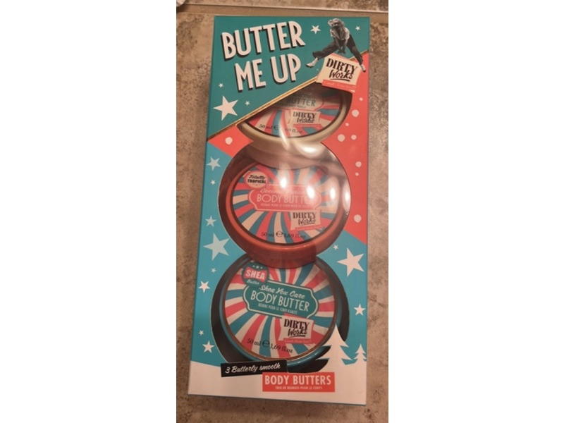Dirty Works Butter Me Up Body Butters, 1.69 fl oz/50 mL, 3 Count