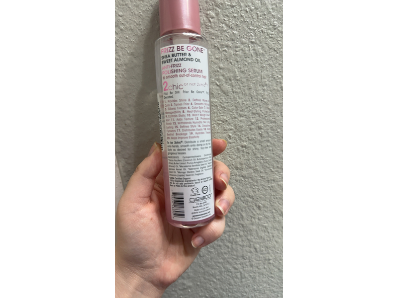 Giovanni 2 chic Antifrizz Polishing Serum, 4 fl oz/118 mL