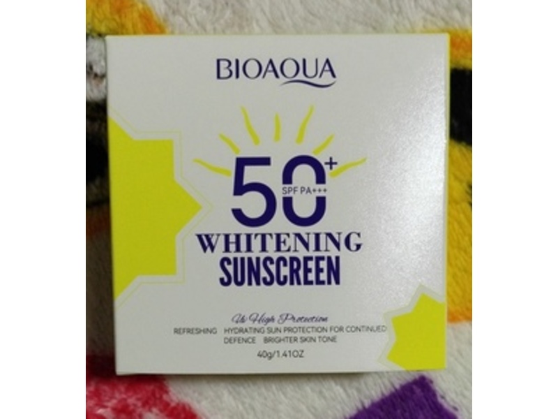 BioAqua Whitening Sunscreen, SPF 50+ PA+++, 1.41 oz/40 g