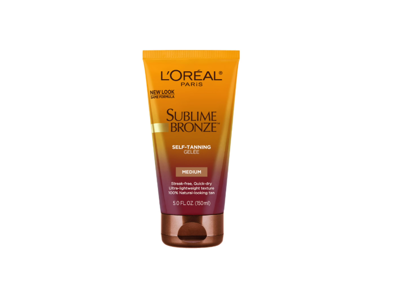 L'oreal Paris Sublime Bronze Self-Tanning Gelee, Medium Natural Tan, 5.0 fl oz/150 mL