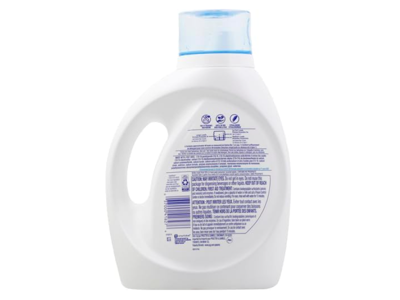 Tide Free & Gentle Liquid Laundry Detergent, 48 Loads, 69 fl oz/2.04 L