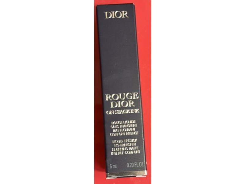 Dior Rouge Dior On Stage Ink Blur Matte Liquid Lipstick, 861 Bold IN Red, 0.2 fl oz/6 mL