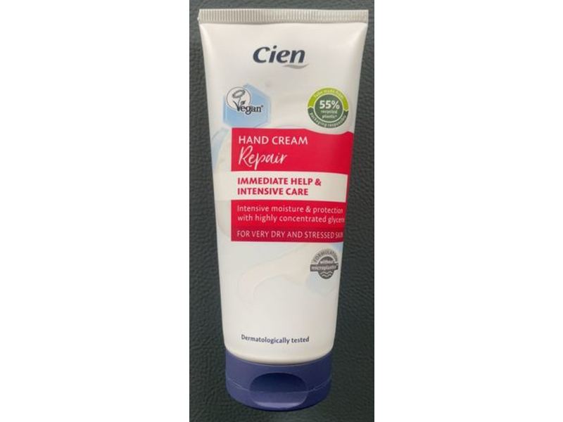 Cien Hand Cream Repair Immediate Help & Intensive Care, 100 mL