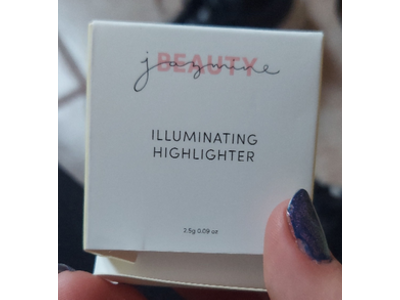 Jazmine Beauty Illuminating Highlighter, Shell Yeah, 0.09 oz/2.5 g