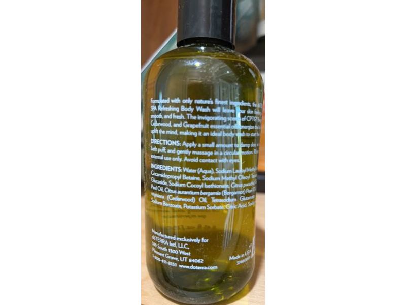 Doterra Refreshing Body Wash, 8.45 fl oz/250 mL