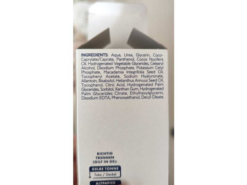 Rossmann Isana Med Ultra Sensitive Cream, Urea & Vitamin E, 50 mL
