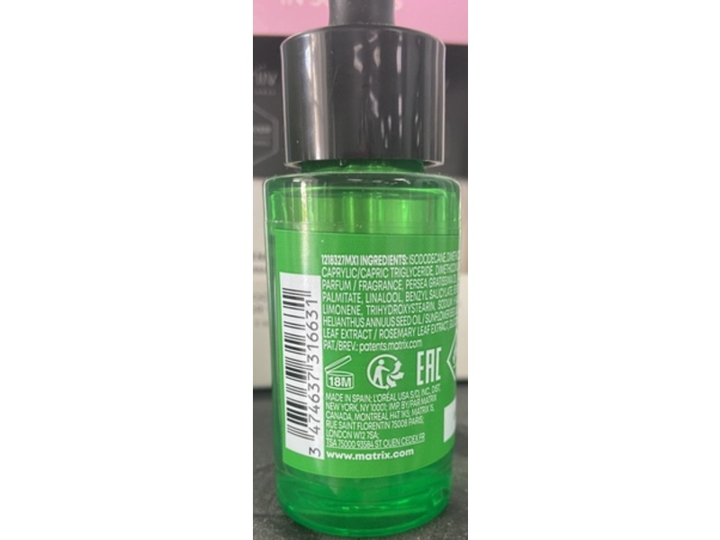 Matrix Food For Soft Multi-Use Hair Oil Serum, Avocado Oil, 1 fl oz/30 mL