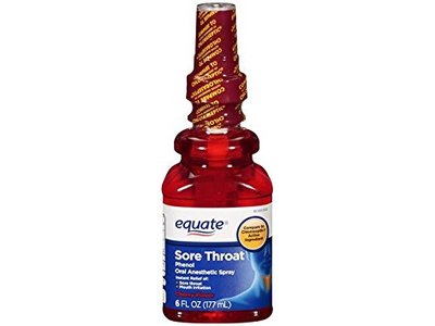 Equate Sore Throat Oral Anesthetic Spray, 6 fl oz