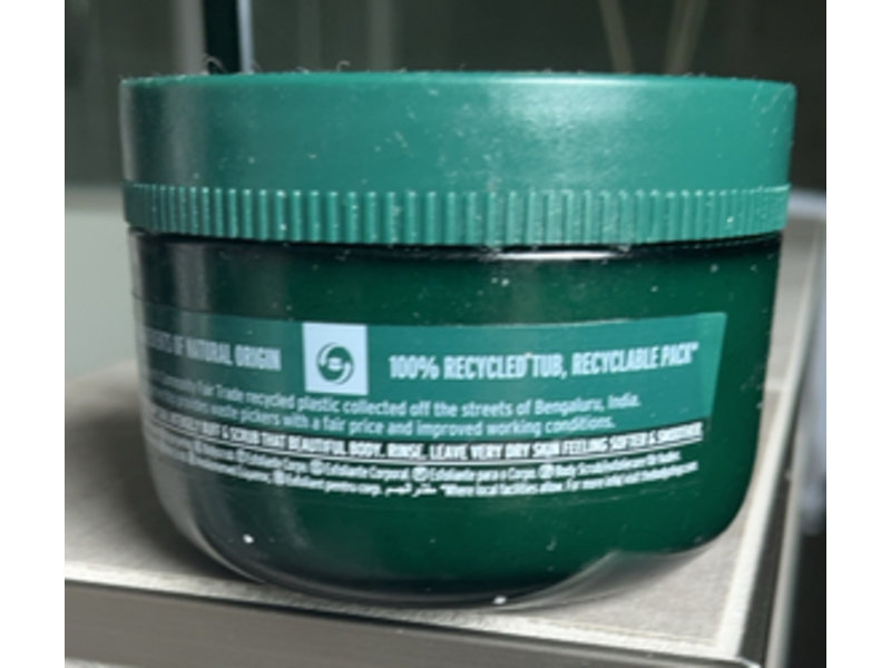 The Body Shop Sugar Body Scrub, Argan, 9.7 oz/250 mL