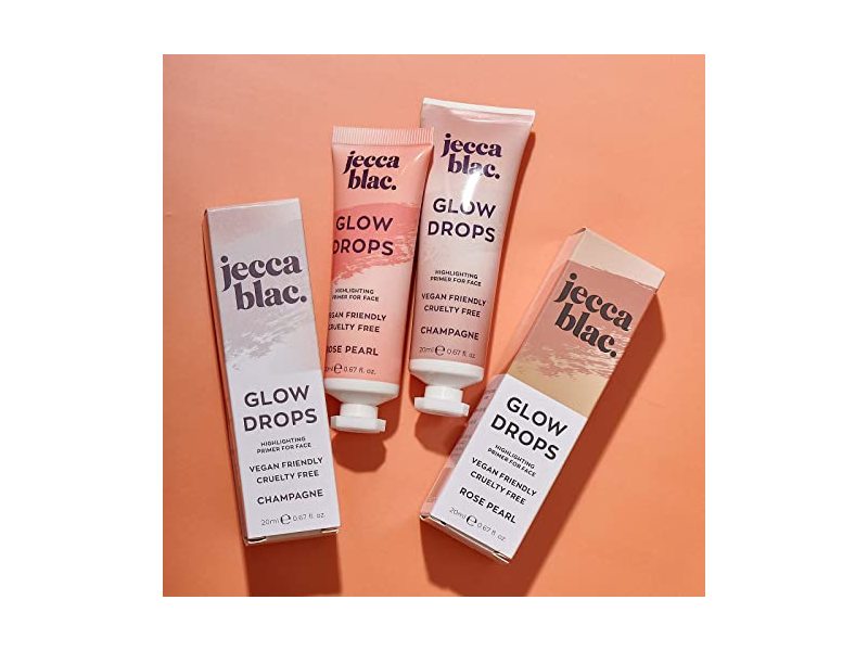 Jecca Blac Glow Drops, Rose Pearl, 0.67 fl oz/20 mL