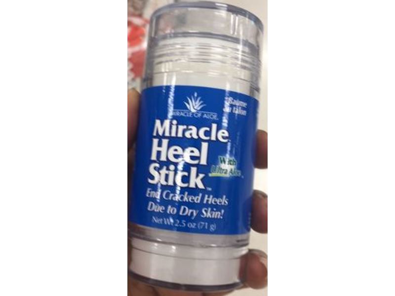 Miracle Of Aloe Miracle Heel Stick, Ultra Aloe, 2.5 oz/71 g, Pack Of 2