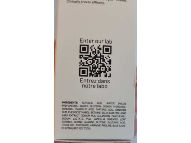 Dr.B Lab Glassaholic Face Serum Peel, 1 fl oz/30 mL