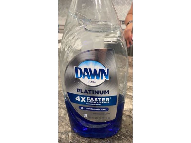 Dawn Ultra Platinum Dishwashing Liquid, Refreshing Rain Scent, 32.7 fl oz/967 mL