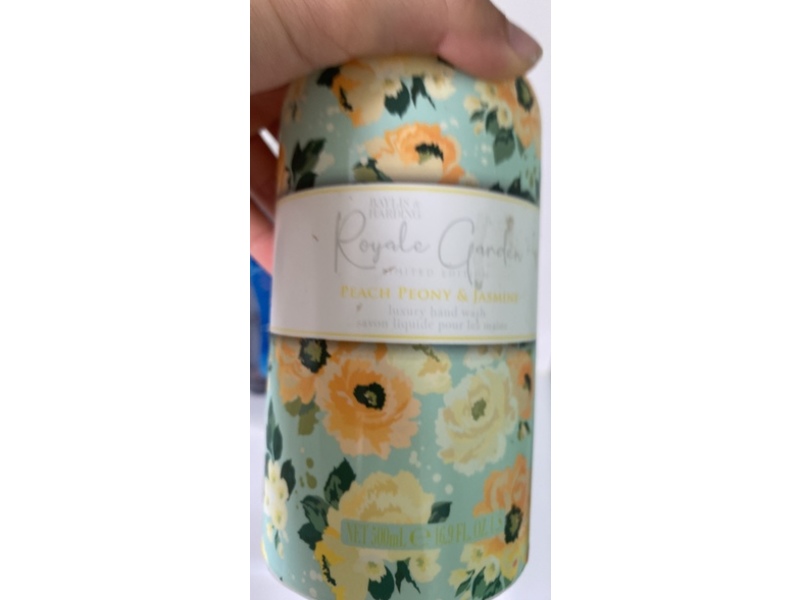 Baylis & Harding Liquid Hand Soap Wash, Peach Peony & Jasmine, 16.9 fl oz/300 mL