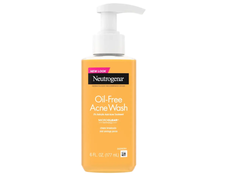 Neutrogena Oil-Free Acne Wash, 2% Salicylic Acid, 6 fl oz/177 mL