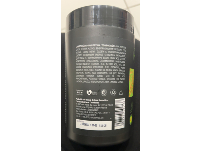 Inoar Btx Antfrizz Mask, 1 kg