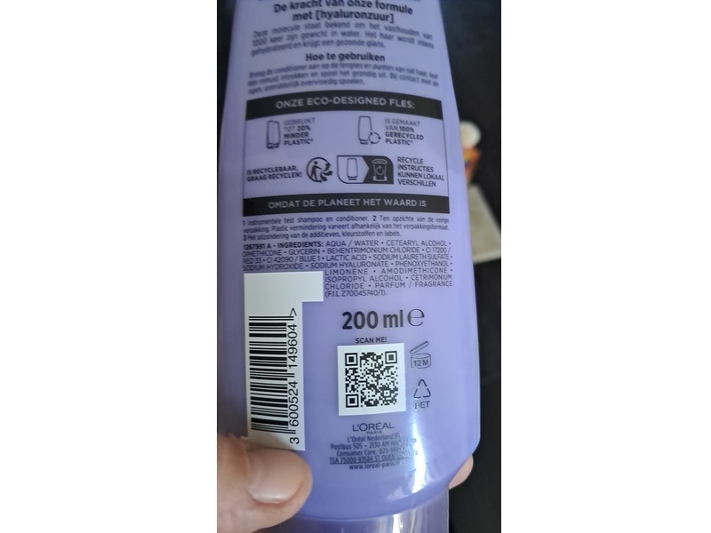 L'Oreal Paris Elvive Hydra Hyaluronic Conditioner , 200 mL