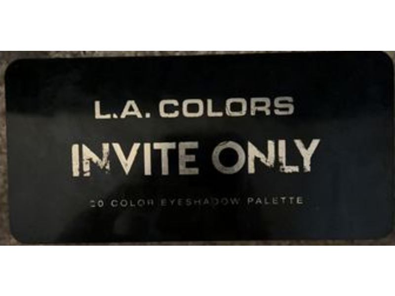 L.A Colors Eyeshadow Palette, Invite Only, 0.78 oz/22 g