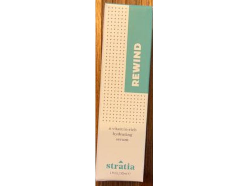 Stratia A Vitamin-Rich Hydrating Serum, Rewind, 1 fl oz/30 mL