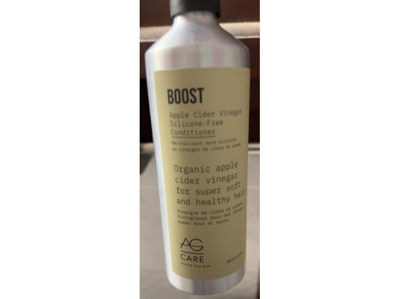 AG Care Boost Conditioner, Apple Cider Vinegar, Silicone Free, 12 fl oz/355 mL
