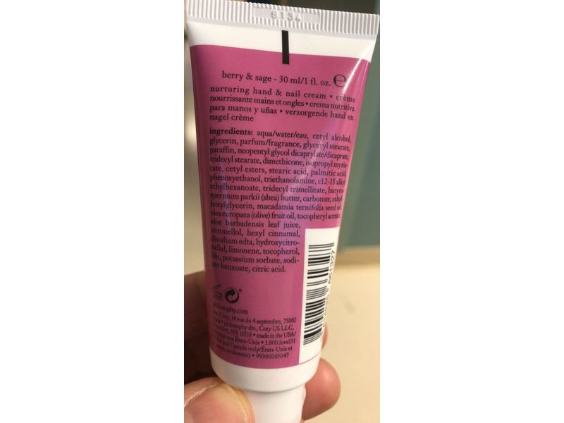 Philosophy Hands Of Hope Nurturing Hand & Nail Cream, Berry & Sage, 1 fl oz/30 mL