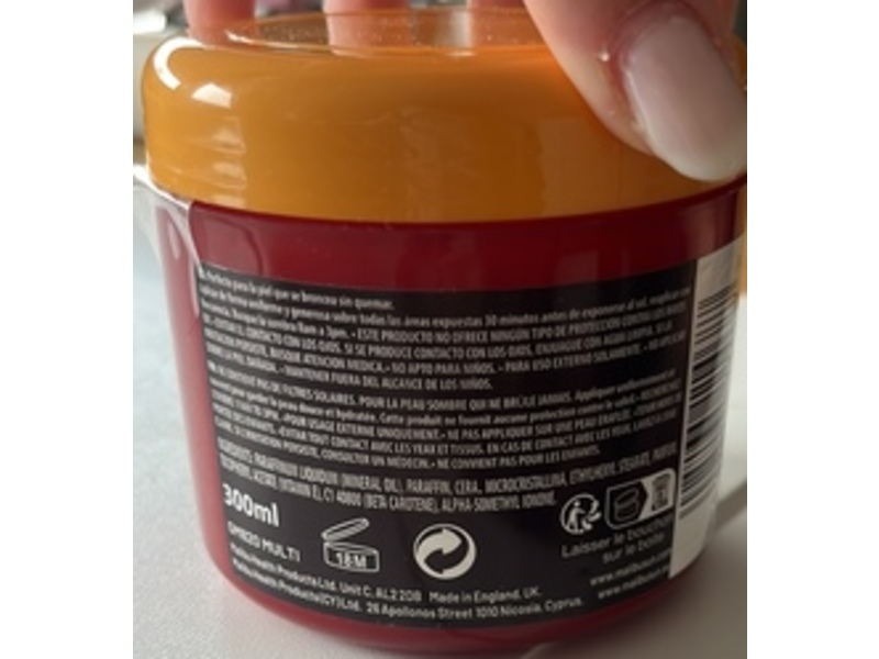 Malibu Fast Tanning Bronzing Butter, Beta Carotene, 300 mL