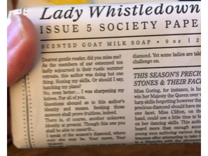 Beekman 1802 Lady Whistledown issue Soap, 5 Society Paper, 9 oz/255 mL