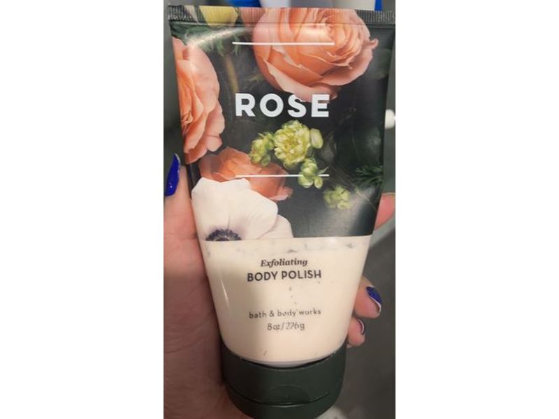 Bath And Body Works Exfoliating Body Polish, Rose, 8 oz/226 g