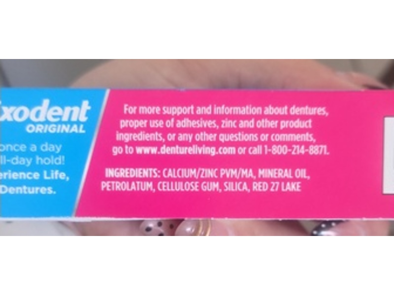 Fixodent Complete All Day Hold Denture Adhesive Cream, Original, 2.4 oz/68 g, Pack Of 3