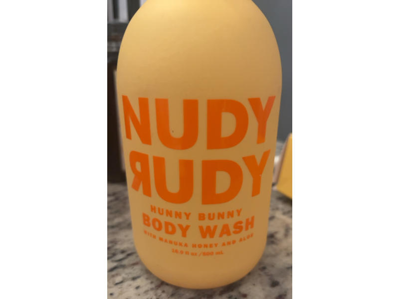 Nudy Rudy Hunny Bunny Body Wash, 16.9 fl oz/500 mL