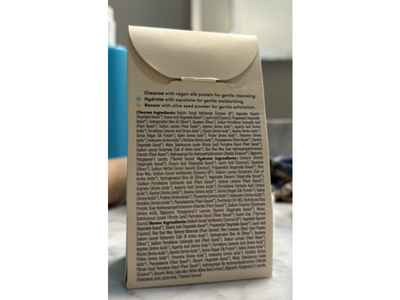 HiBAR Solid Face Wash Soap, 0.8 oz/24 g, 3 Count