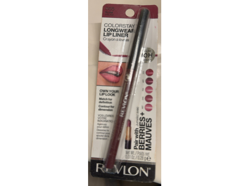 Revlon Colorstay Longwear Lip Liner, 665 Plum, 0.01 oz/0.28 g