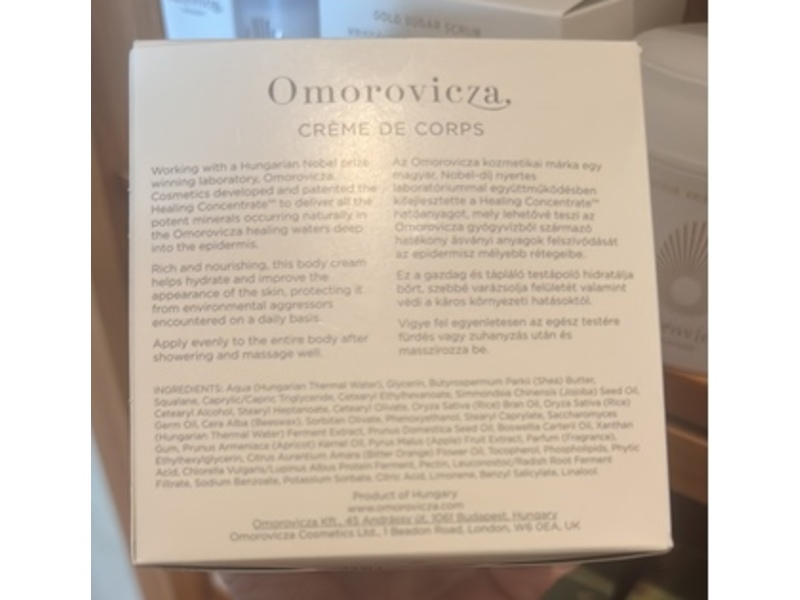 Omorovicza Body Cream, 6.8 fl oz/200 mL