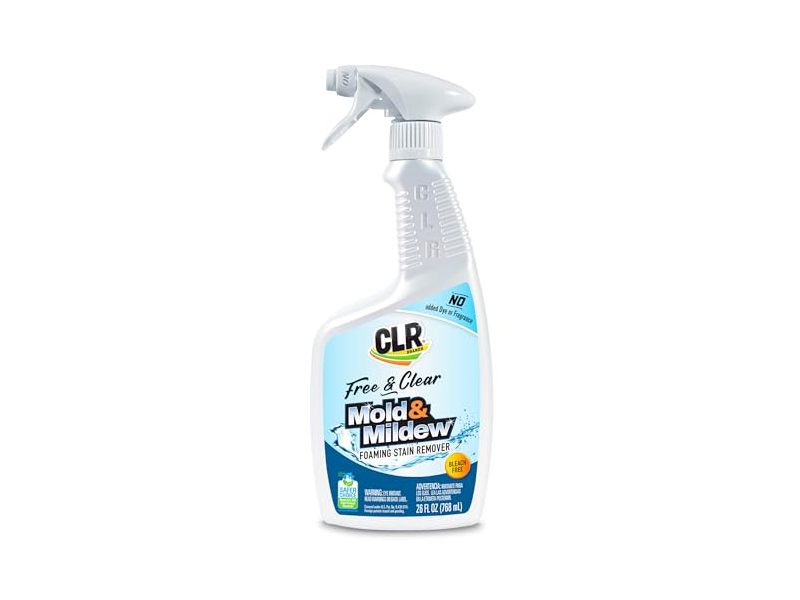 CLR Free & Clear Mold & Mildew Foaming Stain Remover, 26 fl oz/768 mL
