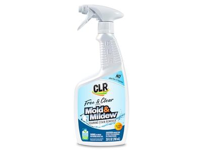 CLR Brands Mold & Mildew Foaming Stain Remover, Free & Clear, 26 fl oz/768 mL