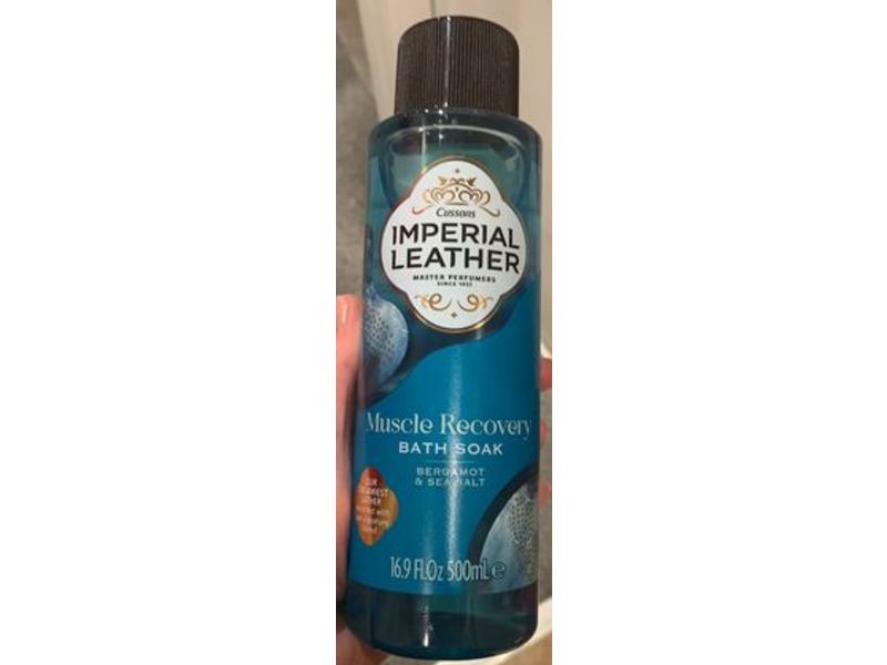 Imperial Leather Muscle Bath Soak, Bergamot & Sea Salt, 16.9 fl oz/500 mL, Pack Of 4