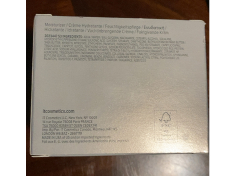 It Cosmetics Confidence In A Cream Anti Aging Face Moisturizer, 4 fl oz/120 mL