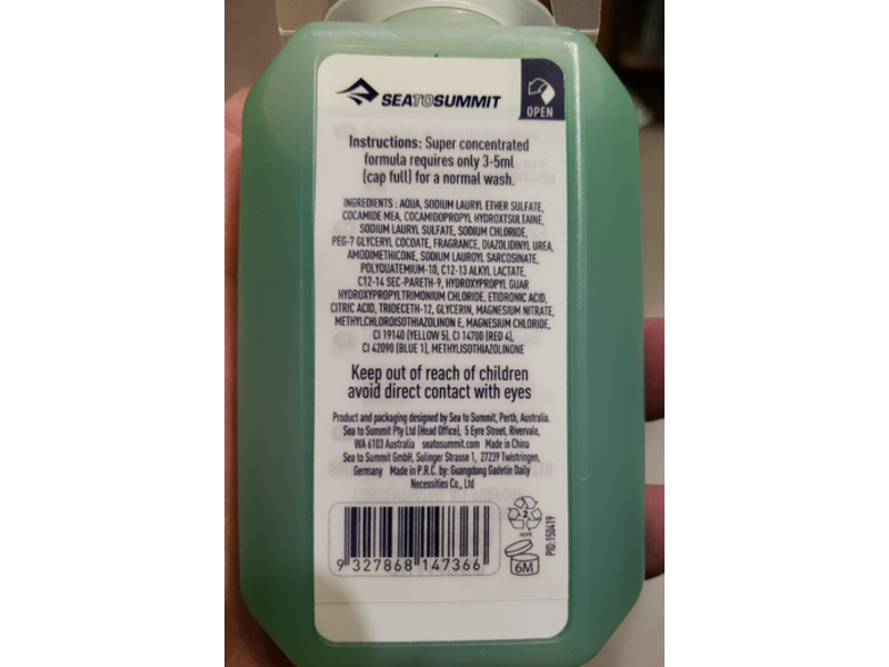 Sea To Summit Trek & Travel Shampoo with Conditioner, 3.3 fl oz/100 mL