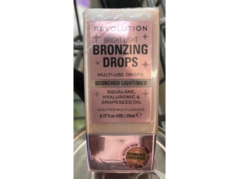Revolution Bright Light Bronzing Drops, Scorched, 0.77 fl oz/23 mL