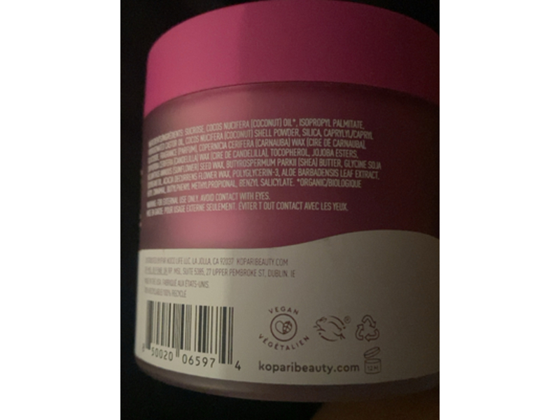 Kopari Exfoliating Crush Scrub, 8 fl oz/236 mL